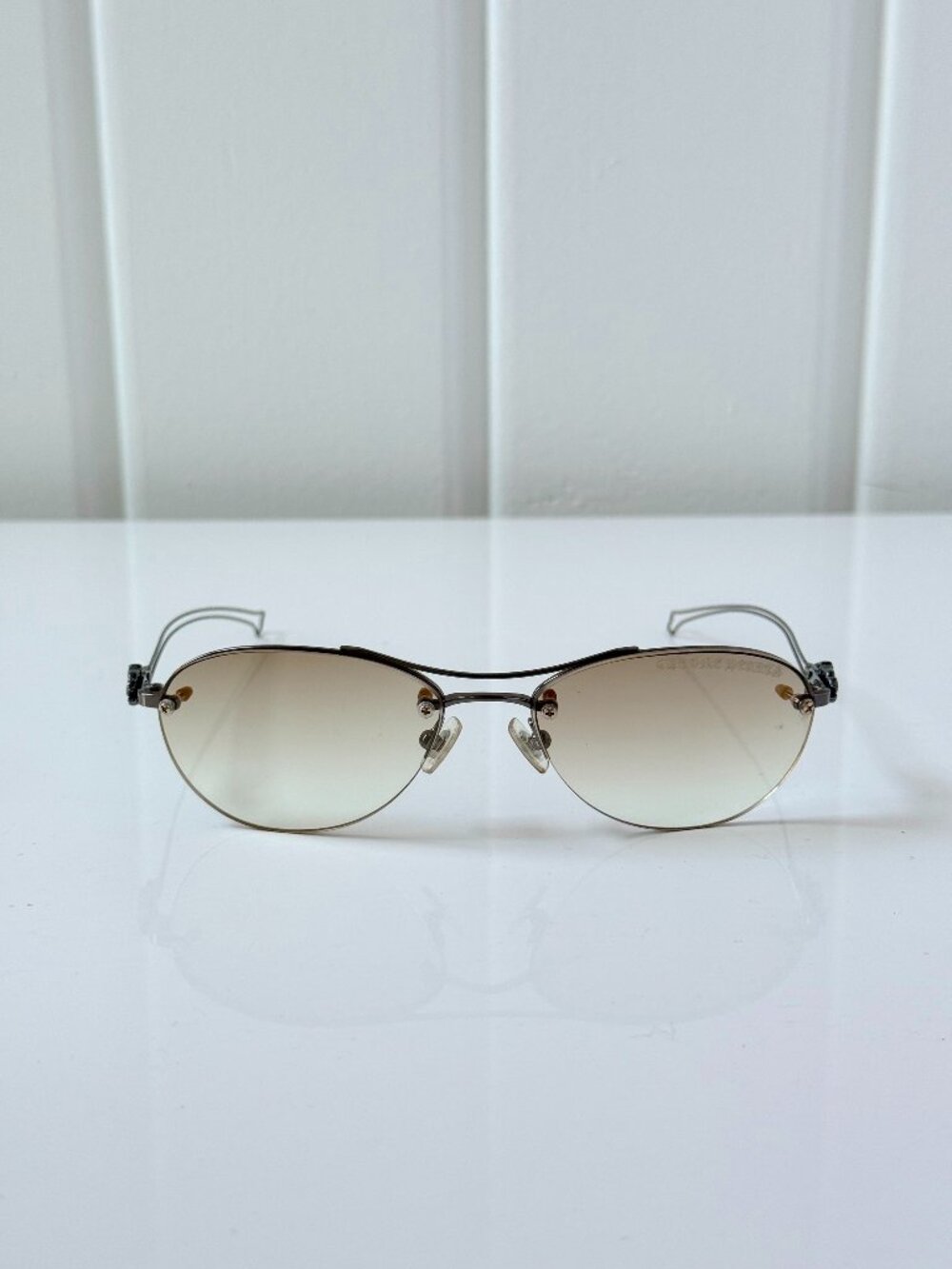 Chrome Hearts Dragpipe IV Round Sunglasses
